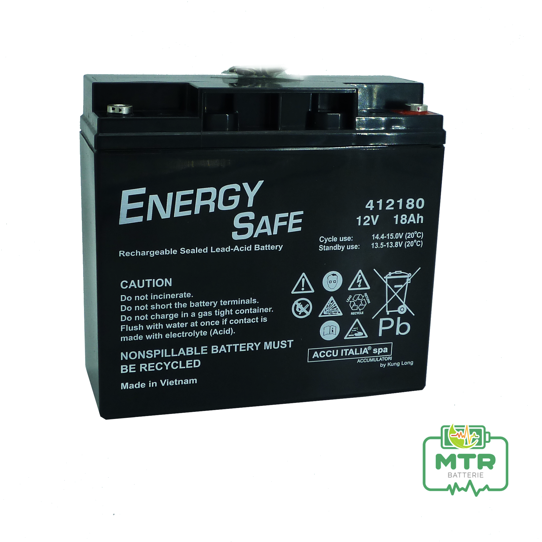 Batteria Energy Safe 12V 18Ah AGM - MTR Batterie